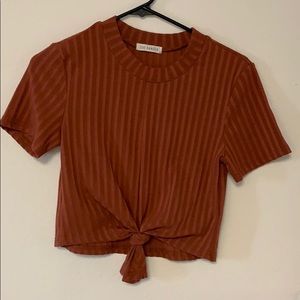 The Hanger tie crop top